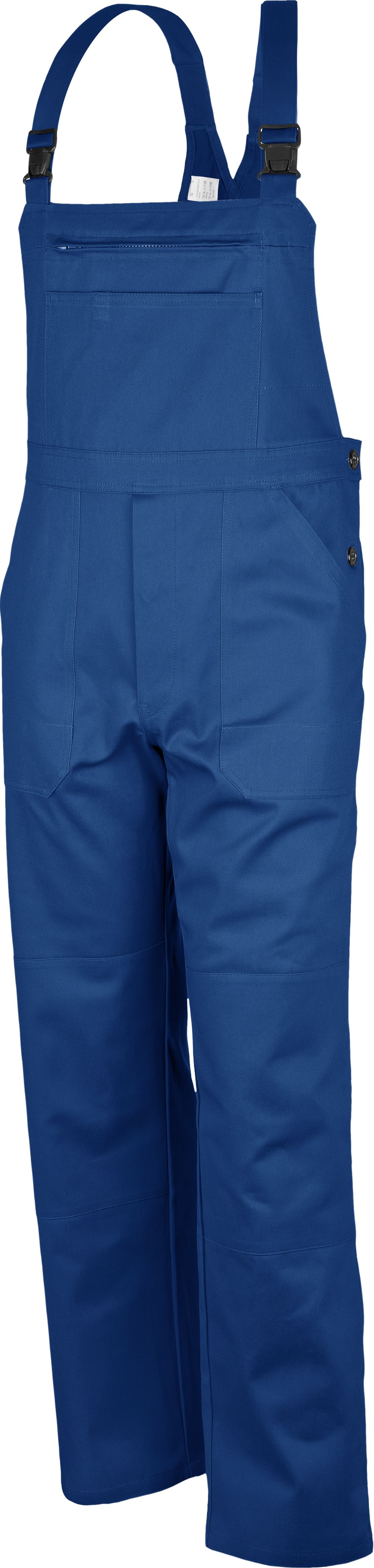 Ogrodniczki Qualitex Basic-kornblau-vorne.jpg
