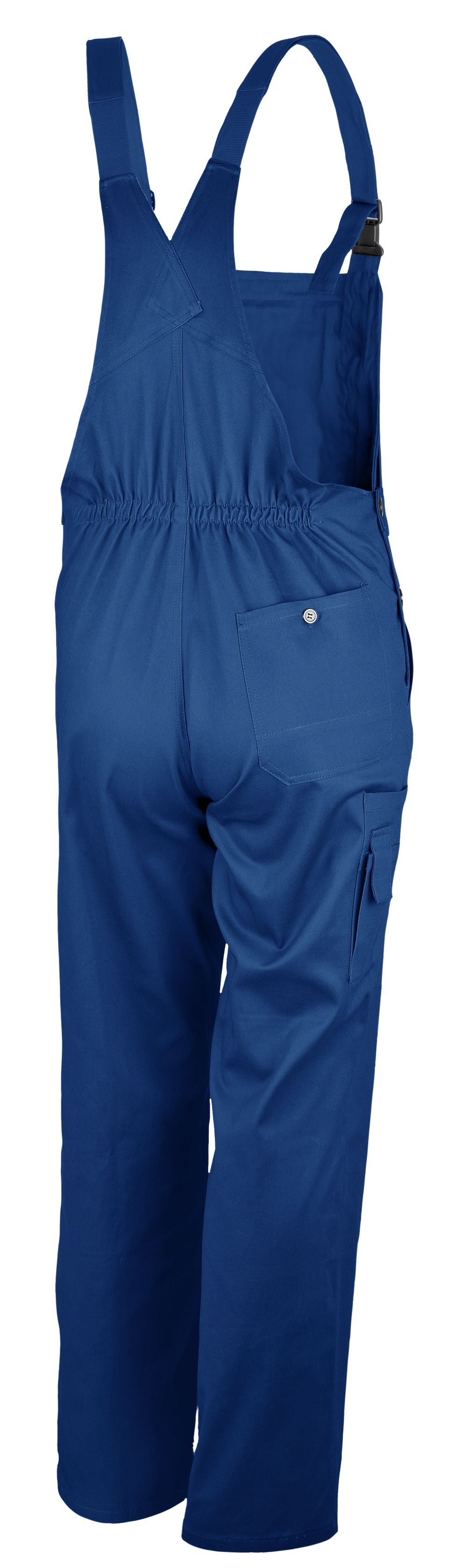 Ogrodniczki Qualitex Basic-kornblau-hinten.jpg